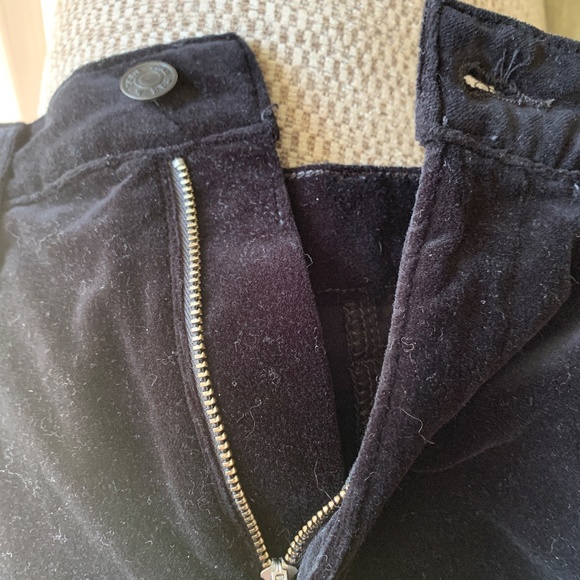 Rag & Bone Dive Black Velvet Jean Mini Skirt 100% Cotton Runs Large - Picture 9 of 13